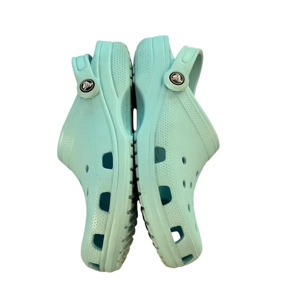 Crocs Light Blue Clogs Size 9  Slip-On Casual Shoes teal - Picture 9 of 9